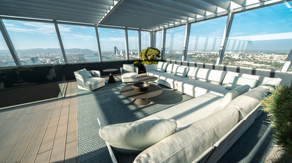 Über den Dächern Wiens! Luxus Penthouse mit atemberaubenden Blick auf die Donau und den Prater!