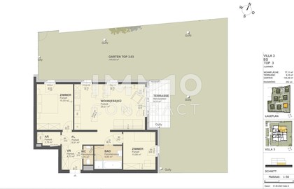 KREMSER WOHNDOMIZIL
3Zi- 77qm- Gartenwohnung, Lift, Tiefgarage, in beliebter Grünruhelage