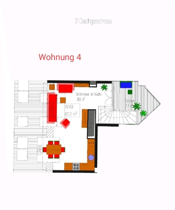 5 helle Dachgeschosswohnungen in Wien Favoriten