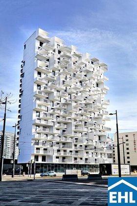 Sonnwendviertel: 1 Zimmer-Wohnung mit Balkon im 10. OG – Fitnessraum, Co-Working & Rooftop-Terrasse inklusive! Sonnwendviertel: 1 Zimmer-Wohnung mit Balkon im 10. OG – Fitnessraum, Co-Working & Rooftop-Terrasse inklusive!