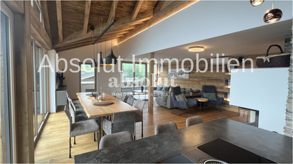 Exklusive Penthouse-Wohnung in Kaprun! 4 Schlafzimmer, 3 Bäder, 70 m² Terrasse und 2 TG Parkplätze!