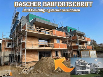 LINZ / FROSCHBERG: RASCHER BAUFORTSCHRITT - DG & EMPORE -EIGENTUMSWOHNUNG ca. 140,26 m² Wohnfläche, 5 Zimmer + Dachterrasse, inkl. Carportstellplatz