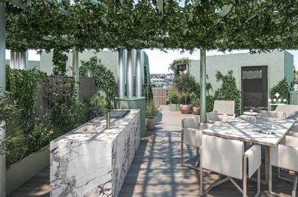 UP IN THE SKY: Penthouse mit Outdoor-Küche und Blick über Wien