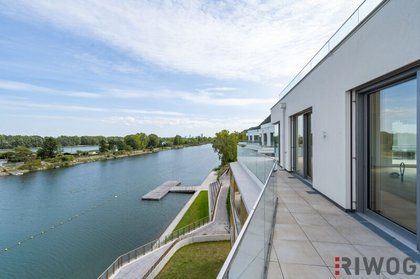 Luxus-Penthouse mit Dachterrasse & Terrasse von ca. 262 m² | Beste Aussicht & direkt am Wasser | 2 Garagenstellplätze