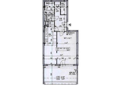 1-Zimmer-Wohnung mit Loggia und Terrasse, Top 1