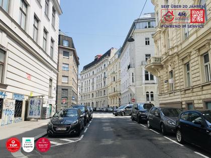 GELD SICHER ANLEGEN! Klassische Altbauwohnung mit 3 Zimmern und eigener Terrasse neben TU Wien