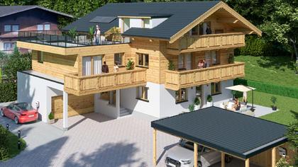 "PROVISIONSFREI" Dachgeschosswohnung mit Schmittenblick in absoluter Ruhelage-Zell am See-Thumersbach!