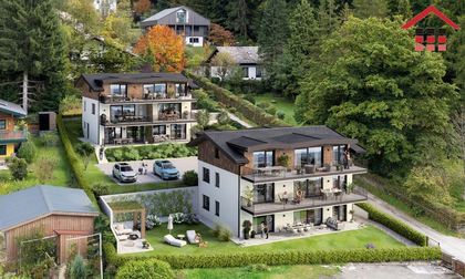 Neubauwohnungen in Steinbach am Attersee mit See- und Gebirgsblick
