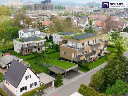 Ein cooles modernes Penthouse zum Träumen & Genießen - riesige Sonnenterrasse mit Blick ins Grüne - sehr gute Verkehrsanbindung - PREISREDUKTION von insgesamt 2,3 % beim Ankauf einer Wohnung!
