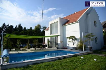 Luxus Einfamilienhaus in idyllischer Ruhelage mit Salzwasserpool und riesengroßen Eigengarten - Nähe Lieboch -  wir bieten Ihnen eine Topfinanzierungsmöglichkeit