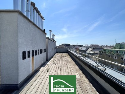 Penthousewohnung nahe Praterstern und Augarten - Riesige Dachterrasse mit Blick auf das Riesenrad! - JETZT ZUSCHLAGEN