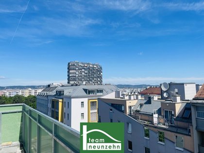 PROVISIONSFREI - SMART CITY LIVING ?  Blick über Wien, 4 Terrassen, Top S Bahn und U Bahn Anbindung
