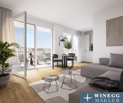 Nachhaltiges Wohnen beim Yppenplatz - Moderne 3-Zimmer-Wohnung mit Loggia - Provisionfrei