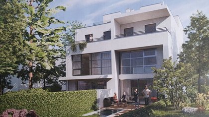 Baubewilligtes Projekt für 6 Häuser mit Eigengärten und Terrassen, sowie 7 PKW-Garagen-Stellplätzen