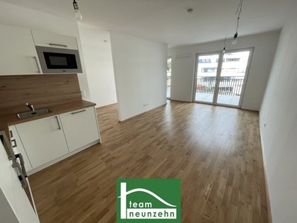 Wohnen mit Komfort: 2-Zimmer-Wohnung in Wien Aspern mit Einbauküche, Freifläche und Klimaanlage! - JETZT ZUSCHLAGEN