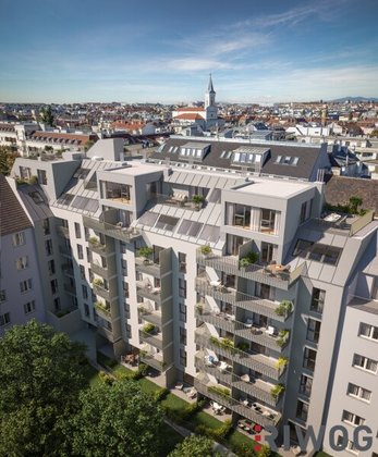 PROVISIONSFREI | Erstbezug |  2-Zimmer Neubau mit ca. 7 m² Balkon | Fernwärme | TG-Stellplatz optional | Nachhaltiges Wohnbauprojekt