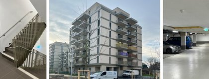 Neubau 2-Zimmer-Wohnung inkl hochwertiger Küche mit Sonderausstattung, Balkon und Kellerabteil / I3-12