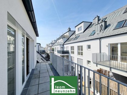 Moderne Dachgeschosswohnung mit großzügiger Terrasse - 4 Zimmer - Wohnen am Marchfeldkanal. - WOHNTRAUM