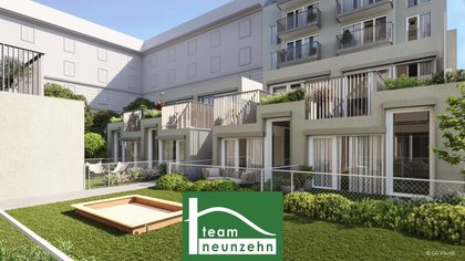 AUFLEEBEN - Gartenmaisonette im Erstbezug mit inkludierter Einbauküche in ruhiger Seitengasse beim Paltramplatz!