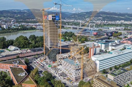 QUADRILL TOWER Tabakfabrik! Neubau-Büroflächen ab ca. 374m²!