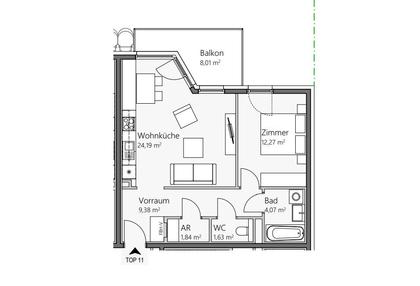 NEUBAU 1230 - Coole, SONNIGE Wohnung - Private Balcony Living - ...wer mag mit Eigengarten ...und Garage - LIESETTE im GLÜCK