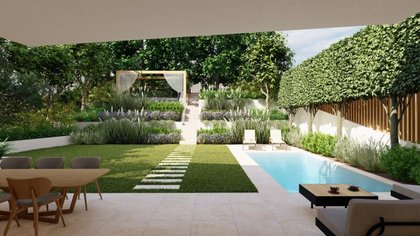 JARDIN HERMES - TRAUMHAFTE GARTENWOHNUNG MIT SAUNA, INFINITY-  UND WHIRLPOOL