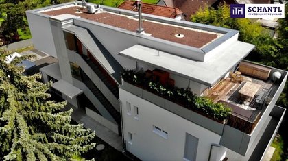 Exklusives Penthouse mit Luxusküche, Traumterrasse und 3 verschließbaren Carports in 8010 Graz - absolute Ruhelage!