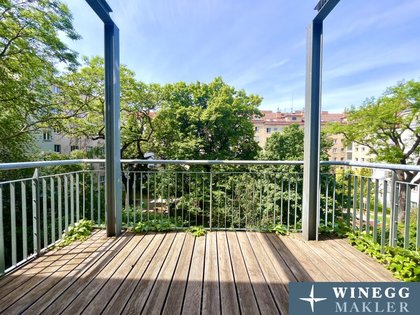 Großer BALKON in INNENHOFLAGE | Wunderbarer Altbau in Herzen Wiens | ALOIS DRASCHE PARK in Nähe BALKON zum INNENHOF!