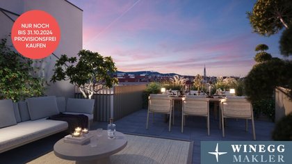 PROVISIONSFREI! Großzügige DG-Wohnung mit privater Dachterrasse - Nachhaltiges Wohnen beim Yppenplatz