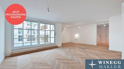 PROVISIONSFREI! THE FUSION! Großzügige 3-Zimmer-Dachwohnung mit hofseitiger Freifläche