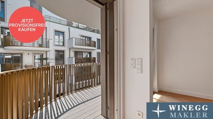 PROVISIONSFREI! HOFLAGE! Exklusiver 2-Zimmer-Erstbezug mit Balkon