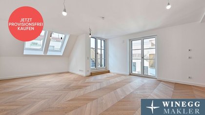 PROVISIONSFREI! EXKLUSIVES DACHGESCHOSS! Klimatisierter Erstbezug mit herrlicher Dachterrasse