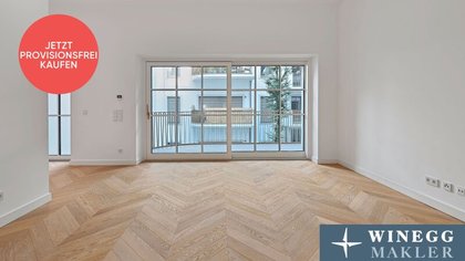 PROVISIONSFREI! HOFLAGE mit BALKON! Luxus-Erstbezug mit 3,30 m Raumhöhe im 1. Obergeschoß