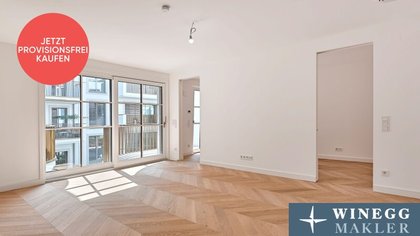 PROVISIONSFREI! HOFLAGE! Exklusiver 2-Zimmer-Erstbezug mit Balkon