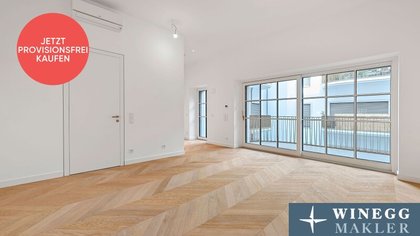 PROVISIONSFREI! HOFLAGE mit BALKON! Luxus-Erstbezug mit 3,30 m Raumhöhe im 1. Obergeschoß