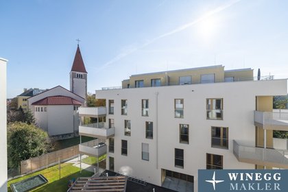 PROVISIONSFREI! Lichtdurchflutete 2-Zimmer-Wohnung mit Balkon und Grünblick