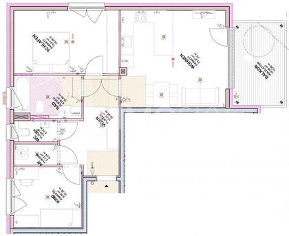 Moderne Ausstattung   Balkon: Traumwohnung in bester Lage!