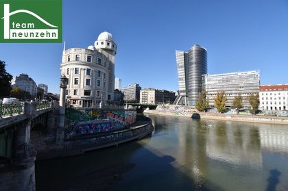 Stadtwohnung in Bestlage: direkt bei der Urania, Wien Mitte und Prater - 2.Zimmer mit Donaukanal-Blick Stadtwohnung in Bestlage: direkt bei der Urania, Wien Mitte und Prater - 2.Zimmer mit Donaukanal-Blick