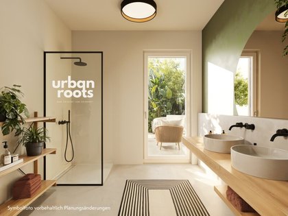 URBAN ROOTS ? Smart geschnittene 2-Zimmer-Wohnung mit eigenem Garten URBAN ROOTS ? Smart geschnittene 2-Zimmer-Wohnung mit eigenem Garten
