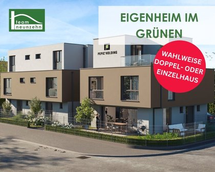 Ihr neues Zuhause in Wien Hirschstetten: Stilvolle Doppelhaushälfte mit großzügiger Freifläche - JETZT ANFRAGEN