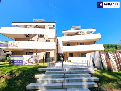 Raus ins Leben. Rein ins Grüne. Happy to be here... Wienerwald-Träume! TOP Neubauwohnung mit viel Freiraum! Traumhafte Süd-West Terrasse + Ideale Raumaufteilung + Grün wohin das Auge reicht + Luftwärmepumpe!