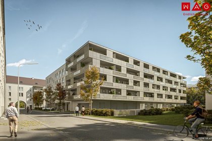 Neubau - Erstbezug, XL-Balkon (18 m²) mit Zugang vom Wohn- u. Schlafzimmer, hochwertige Ausstattung inkl. Deckentemperierung, Fußbodenheizung Neubau - Erstbezug, XL-Balkon (18 m²) mit Zugang vom Wohn- u. Schlafzimmer, hochwertige Ausstattung inkl. Deckentemperierung, Fußbodenheizung