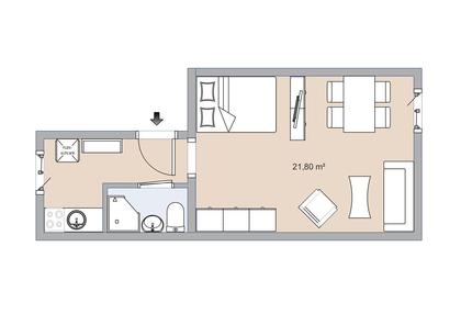 Zentrumsnahe Wohnung mit Altbau-Flair Zentrumsnahe Wohnung mit Altbau-Flair