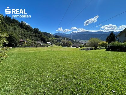 Baugrundstück in sonniger, ruhiger Lage mit Blick auf das Ennstal und die Berge der Umgebung
