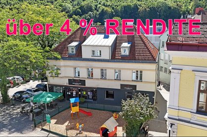Über 4 % Rendite! Wohn- und Geschäftshaus / Zinshaus am Purkersdorfer Hauptplatz Über 4 % Rendite! Wohn- und Geschäftshaus / Zinshaus am Purkersdorfer Hauptplatz