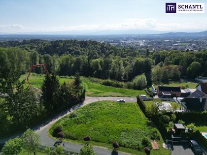 Einzigartiger Panoramablick - Exklusives Grundstück in Raaba + GLASFASERANSCHLUSS