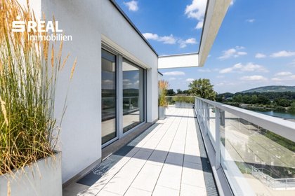 Donaujuwel – Penthouse mit Panorama und privatem Wasserzugang Donaujuwel – Penthouse mit Panorama und privatem Wasserzugang