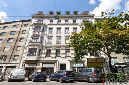 HOFRUHELAGE BEIM NASCHMARKT | Altbau mit Potenzial | Zugang zum angrenzenden Planquadrat Park | Prachtvolles Jahrhundertwendehaus | 8 Min. in den 1. Bezirk