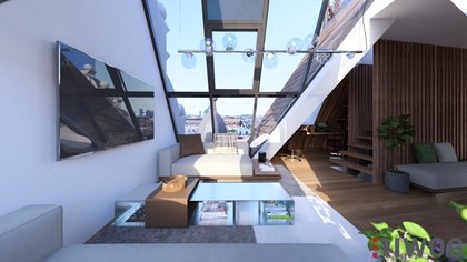 Einmalige Dachgeschosswohnung am Naschmarkt – Mit Vision veredelbar zum 215 m² PENTHOUSE-Juwel mit einmaligen 360°-Blick über Wien