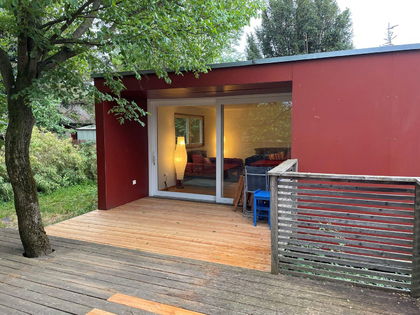 Einmalige Gelegenheit: Modernes Architekten-Microhouse am privaten Schellensee - U6-Endstation Einmalige Gelegenheit: Modernes Architekten-Microhouse am privaten Schellensee - U6-Endstation